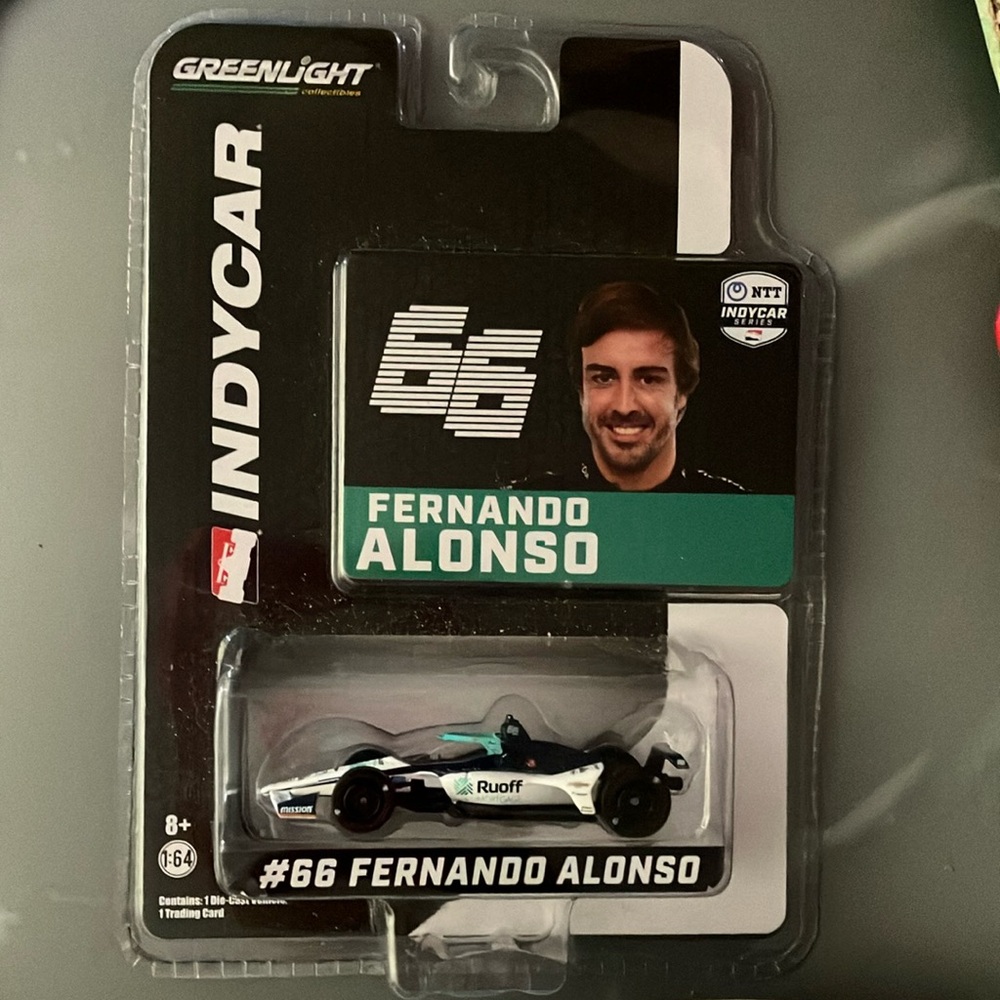 Greenlight IndyCar #66 Fernando Alonso Diecast Model
